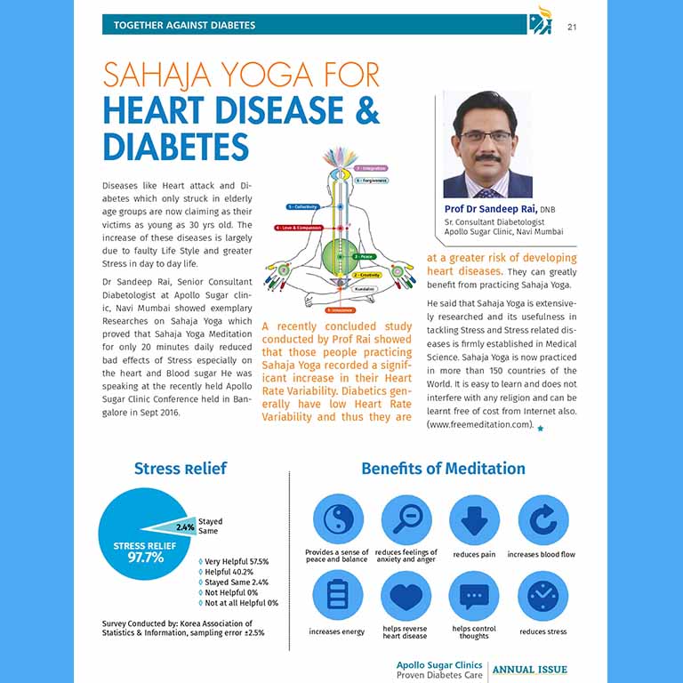 Dr sandeep rai diabetologist's article in newspaper